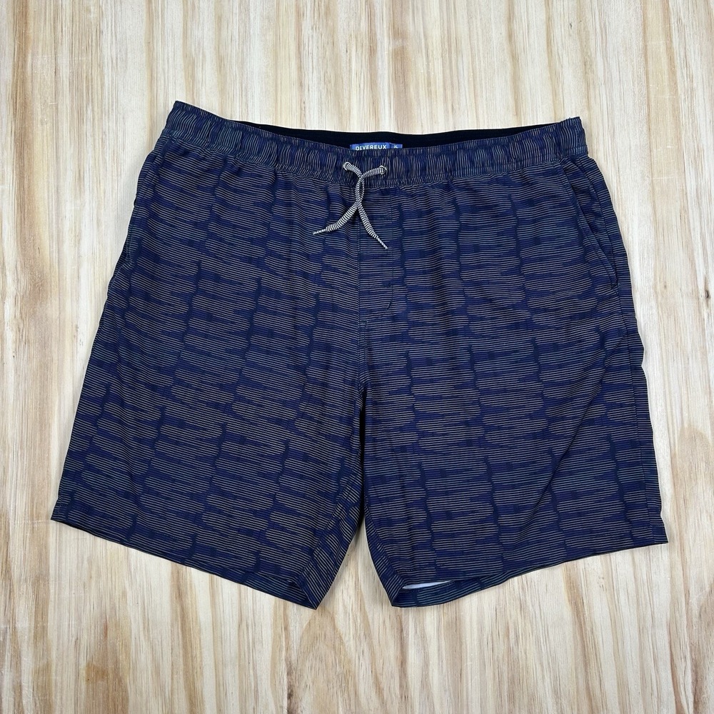 Devereux Oasis‎ Active Short River Run Size XL Multicolor Geometric Drawstring